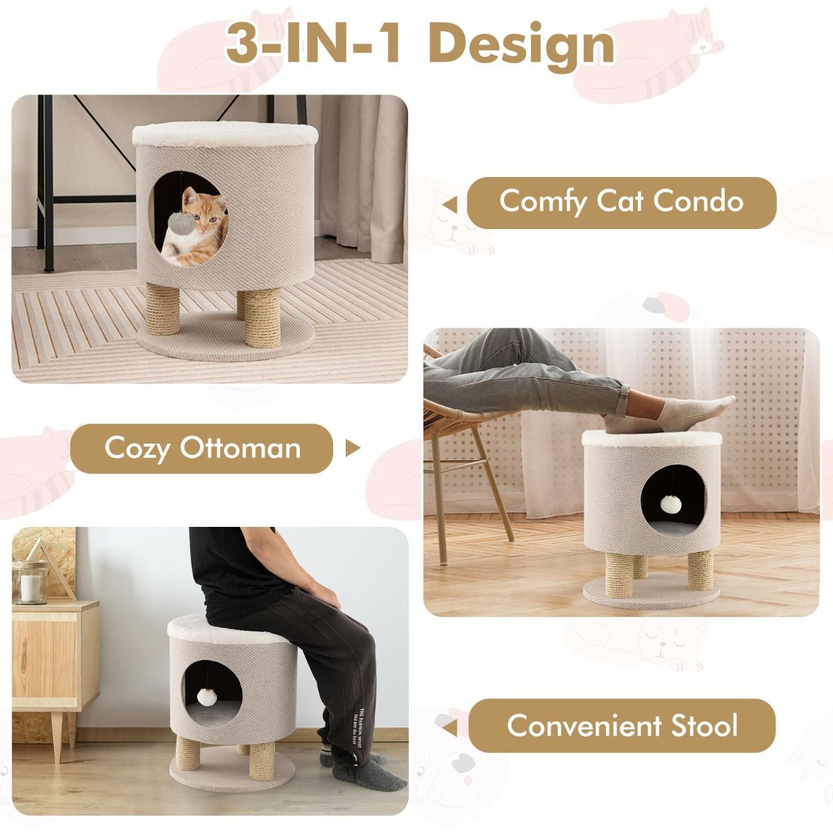 Cat Condo Stool