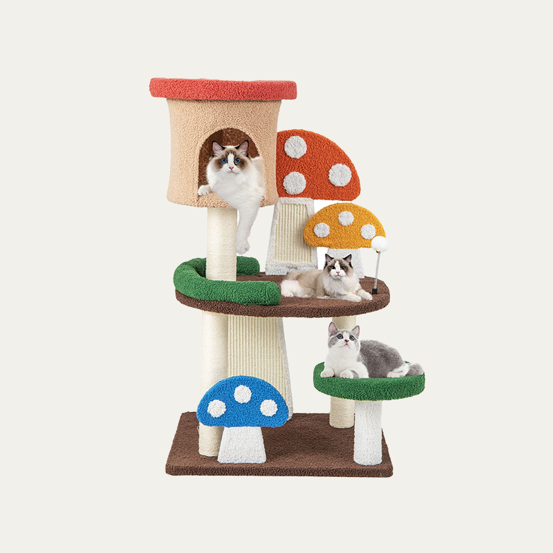  Mushroom Cat Tree 102 cm