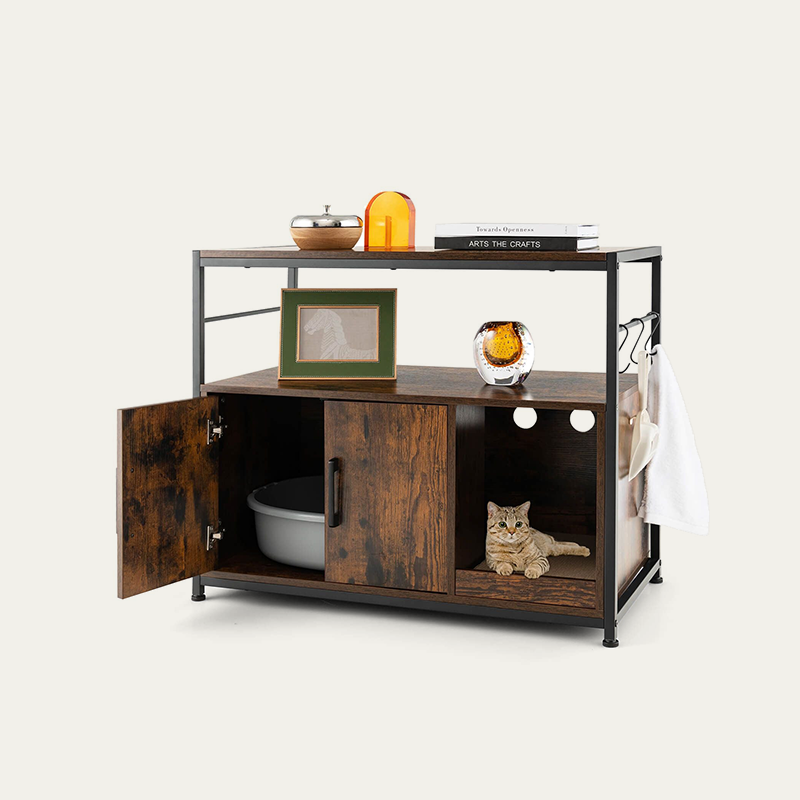 Industrial Cat Litter Box Enclosure 