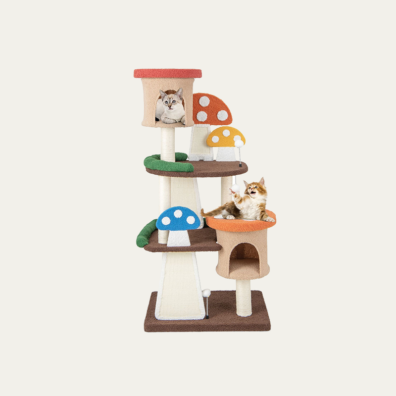 Mushroom Cat Tree 