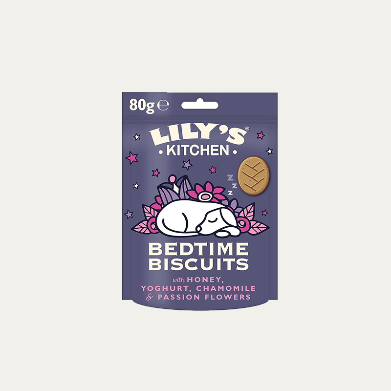 Organic Bedtime Biscuits for Dogs - 8 Packs of 80g Lily's Kitchen Baked Treats