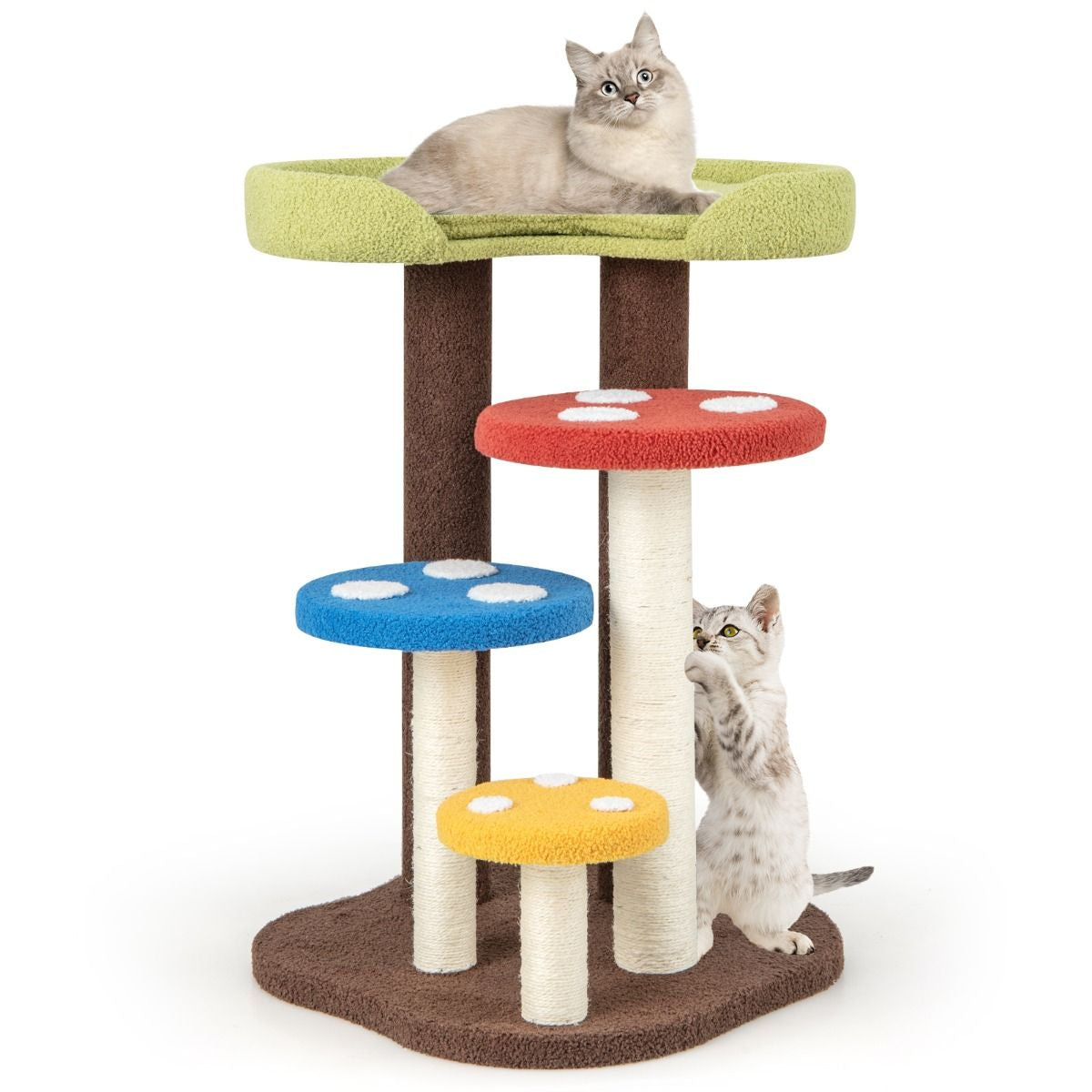 Mushroom Cat Tree 3in1