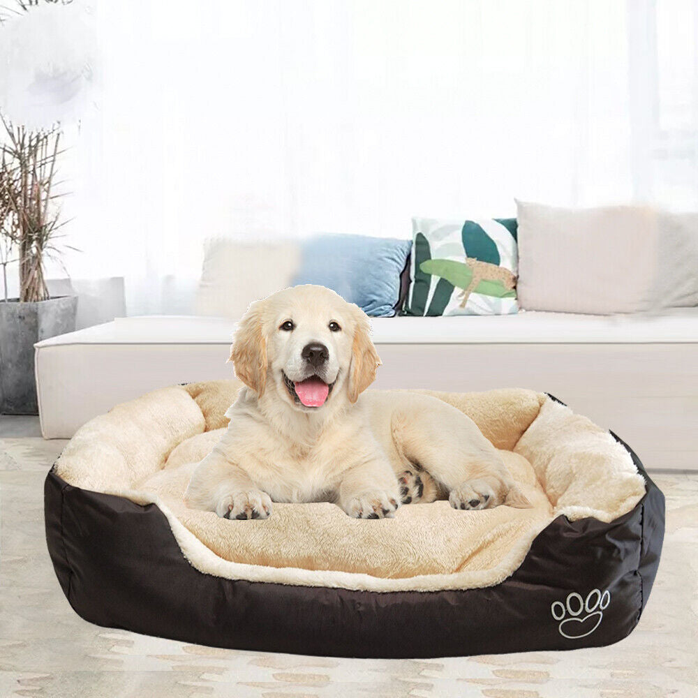 Pastel Washable Pet Bed 