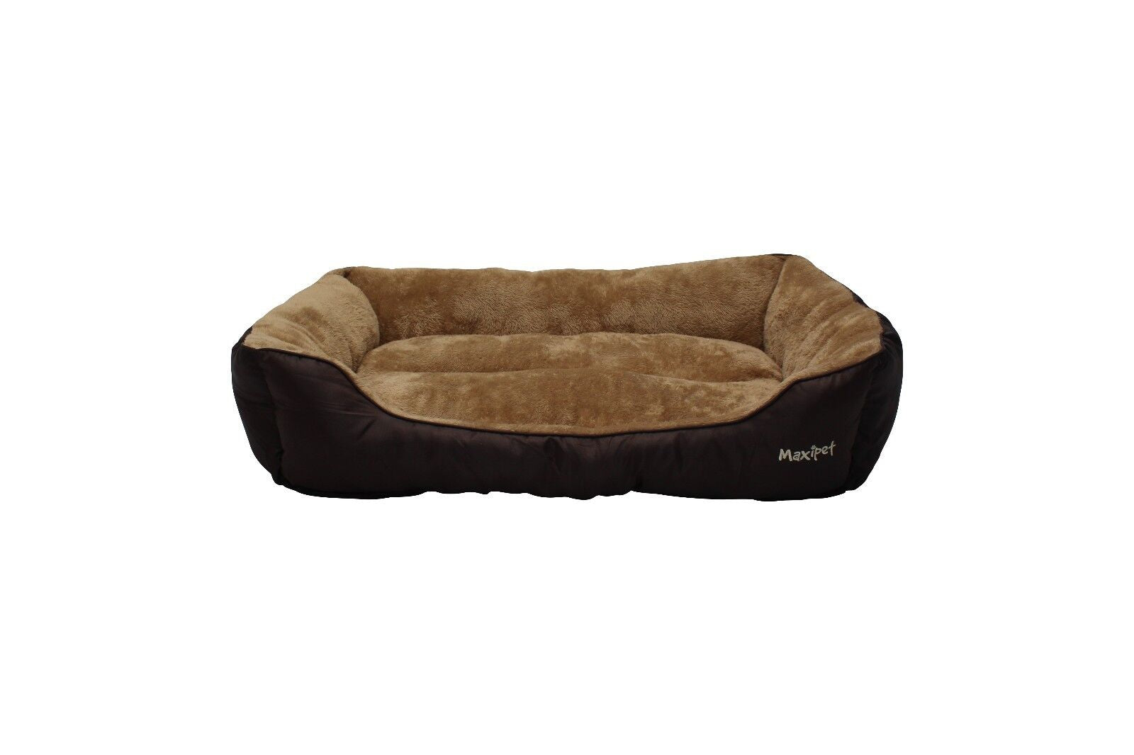 Cozy Fleece-Lined Dog Bed with Washable Cushion