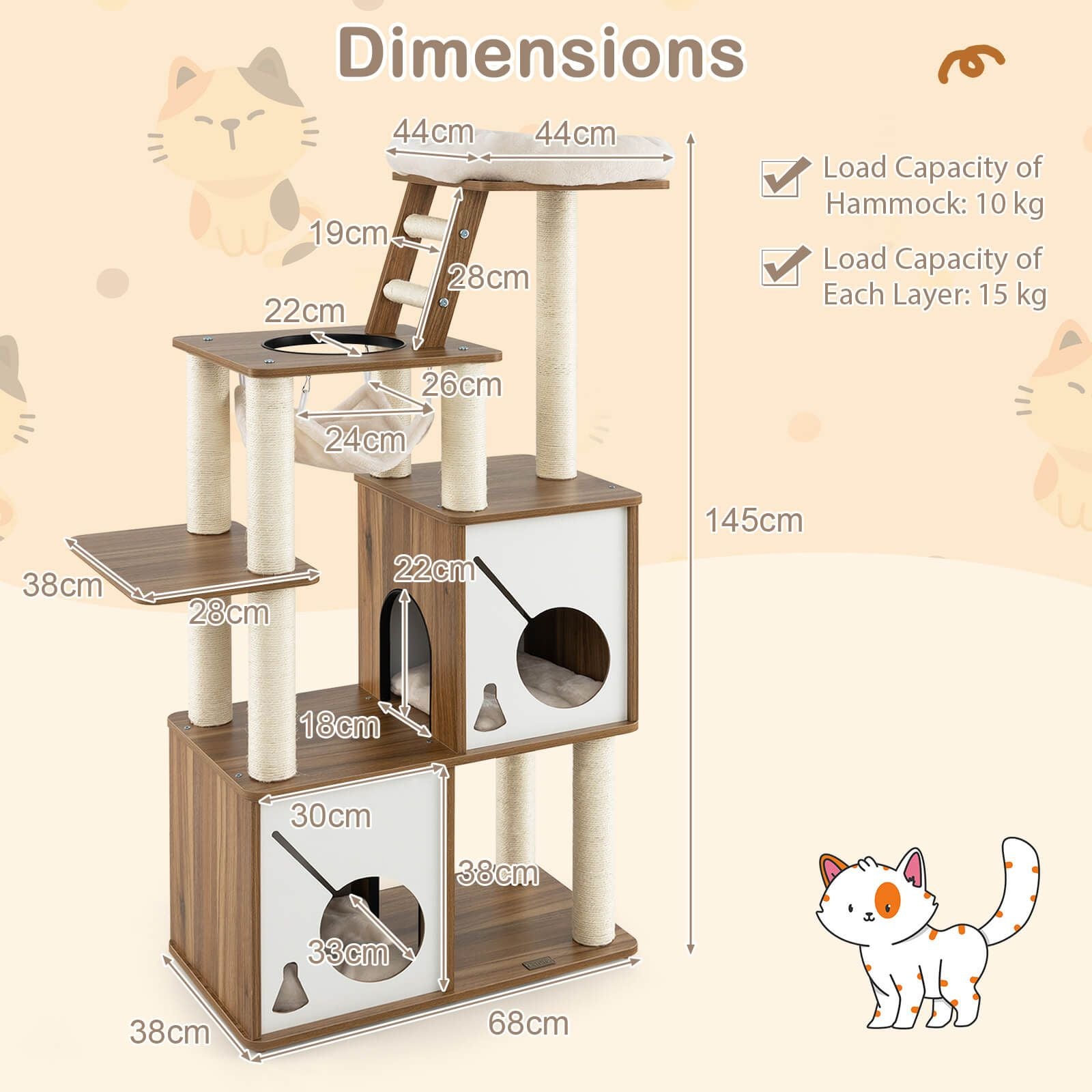  Cat Condo 145cm