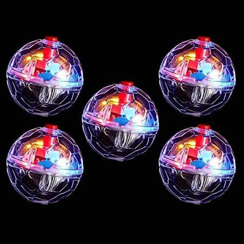 Interactive LED Cat Hunting Balls x5