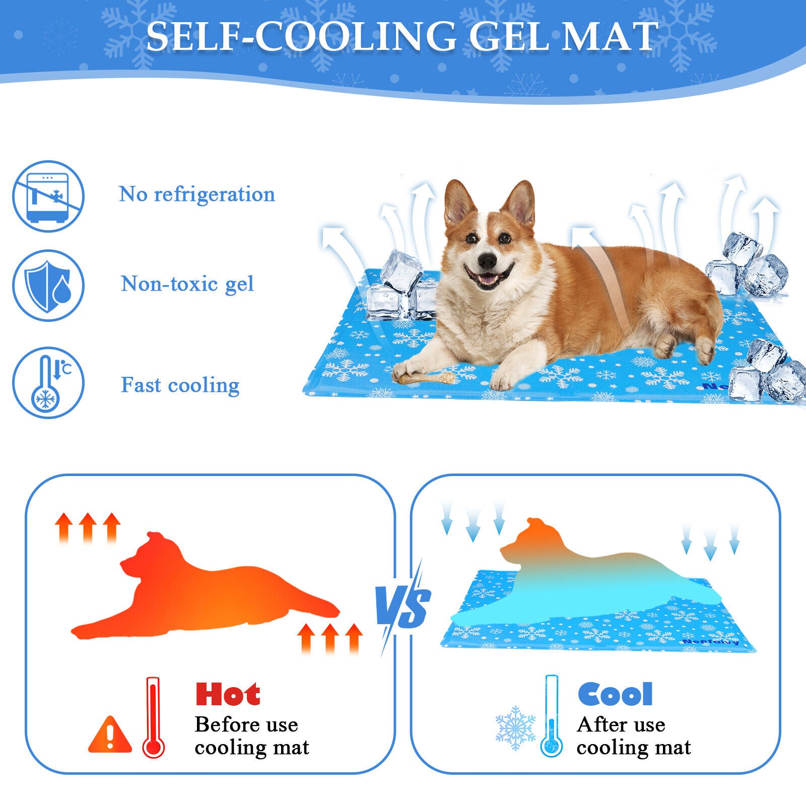 Self-Cooling Pet Mat