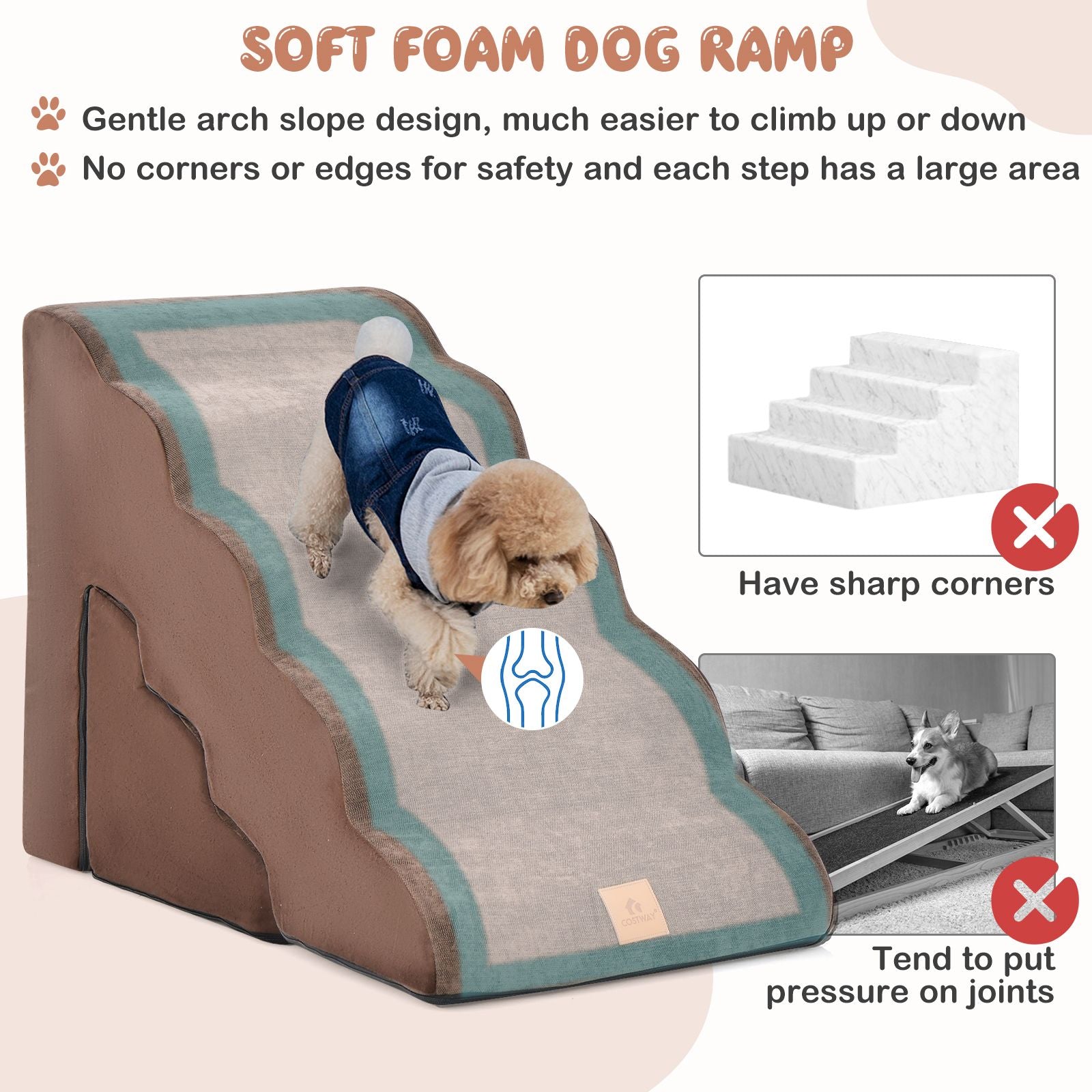 Ultimate Foam Pet Stairs 