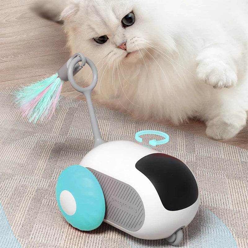 Interactive Electric Cat Toy: Remote Control Sports Car for Endless Fun!