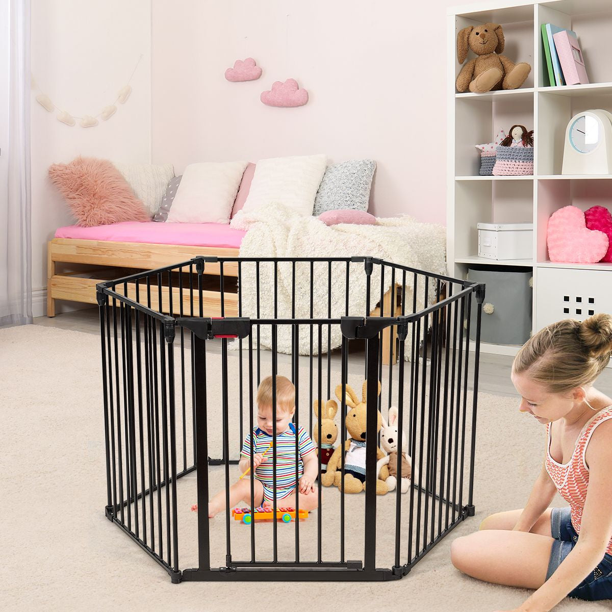 6-Panel Baby Pet Safety Playpen