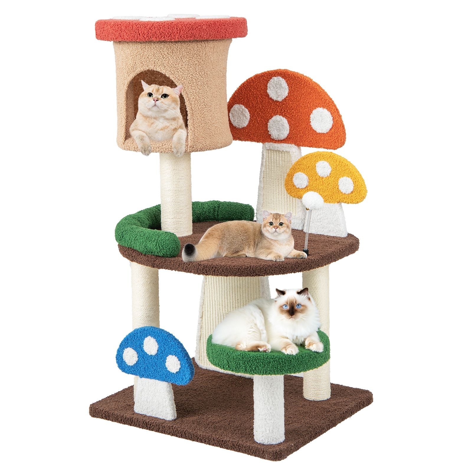  Mushroom Cat Tree 102 cm