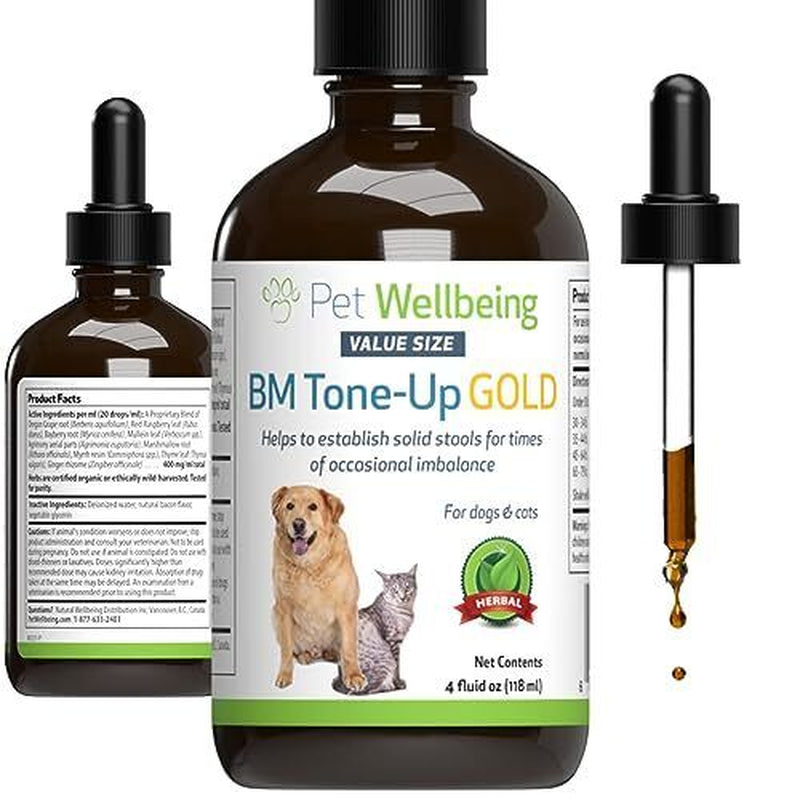 Vet-Formulated BM Tone-Up Gold for Dogs & Cats - Relief for Diarrhea