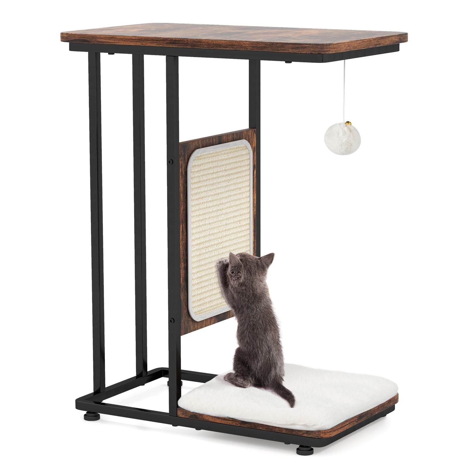 2-in-1 Cat Tree End Table